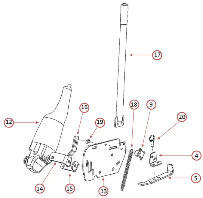 DiamaPro SYSTEMS DP CSX 10 Walk-Behind Saw - FIG 2