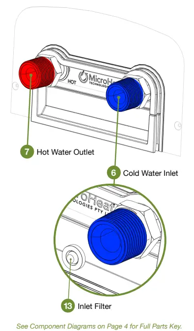 MicroHeat JVIS USA Tankless Electric Water Heaters 25
