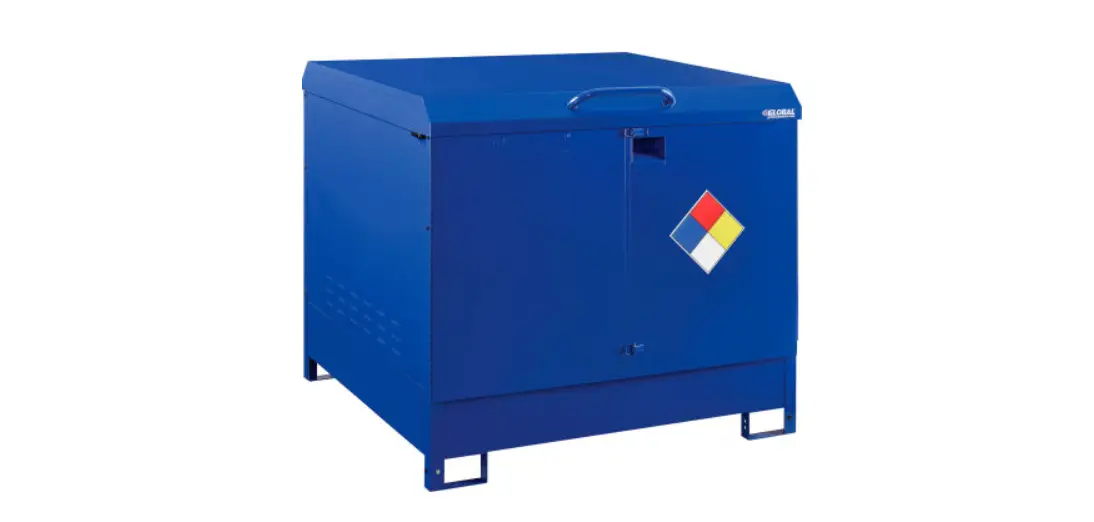 Global Industrial 316104 Outdoor Drum Cabinet User Manual