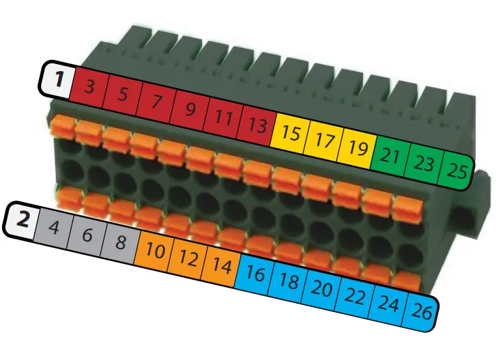 26-Pin Connector Pinouts