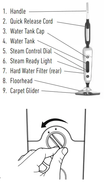 Hoover WH22100 Steam Mop - CARTON3