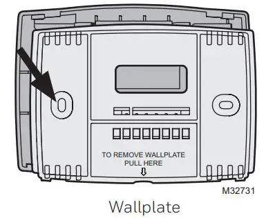 Honeywell Home RTH111 Series Non-Programmable Thermostat Owner’s Manual - Separate Wallplate from New Thermostat