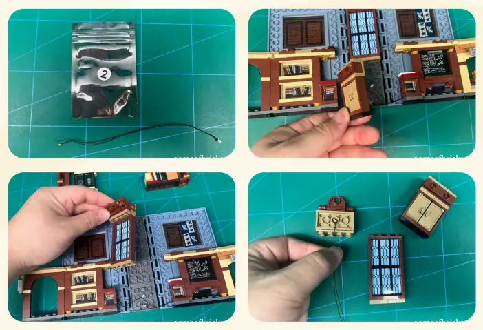 GAME OF BRICKS 76385 Light Kit for Hogwarts Moment Charms Class - Figure 6