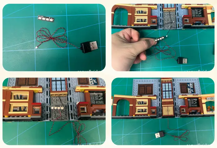 GAME OF BRICKS 76385 Light Kit for Hogwarts Moment Charms Class - Figure 8