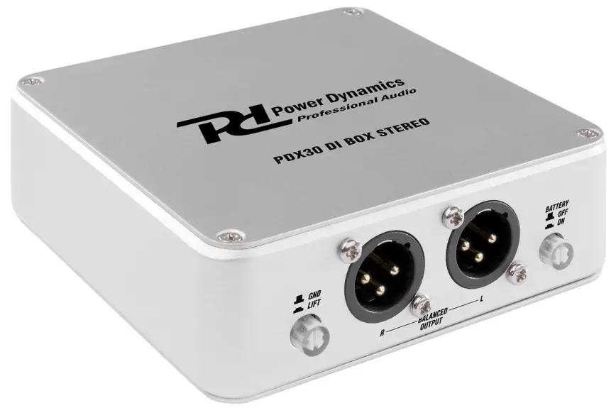 Power Dynamics 172 782 PDX30 DI Box Stereo-