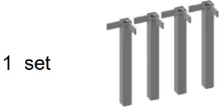 ROPOX 6090 4SingleElectric Height Adjustable Table Frame - Increased lifting power 1