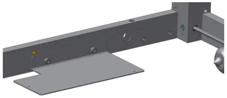 ROPOX 6090 4SingleElectric Height Adjustable Table Frame - Position the angle plate