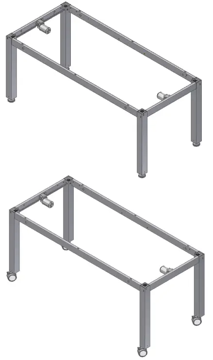 ROPOX 6090 4SingleElectric Height Adjustable Table Frame