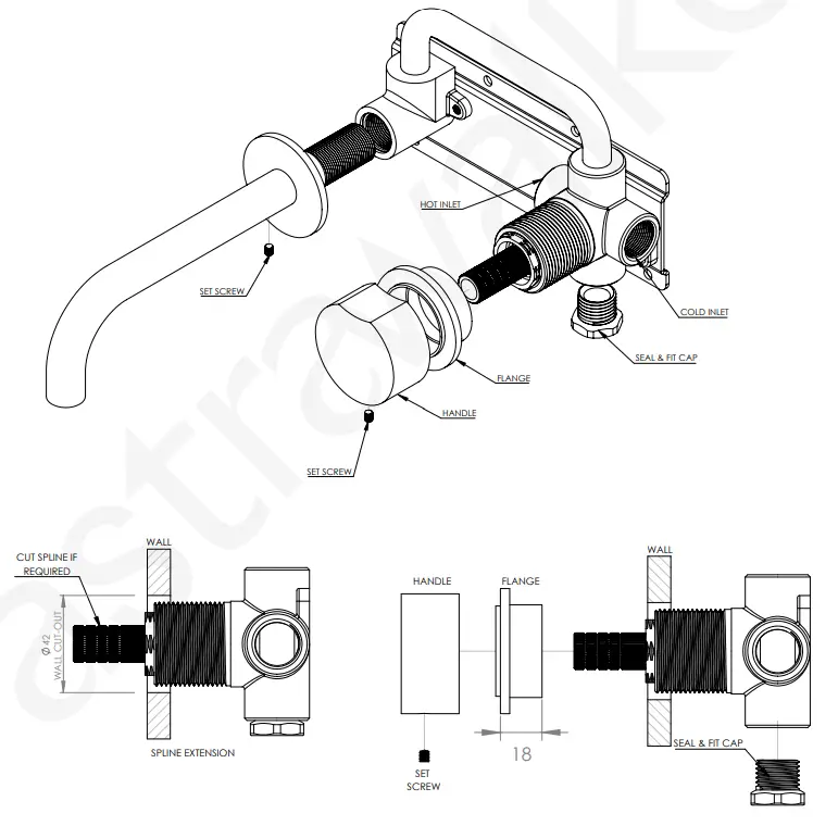 astrawalker A81.05.48 Wall Set - fig 4