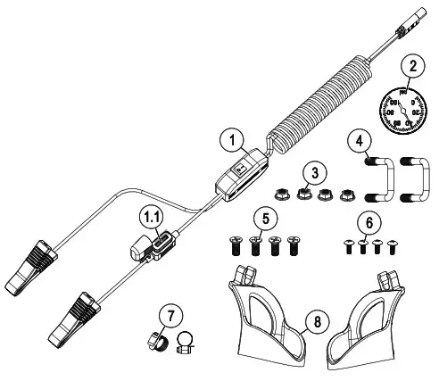 LG-25-7N-ATV - Contents of Parts Bag 1