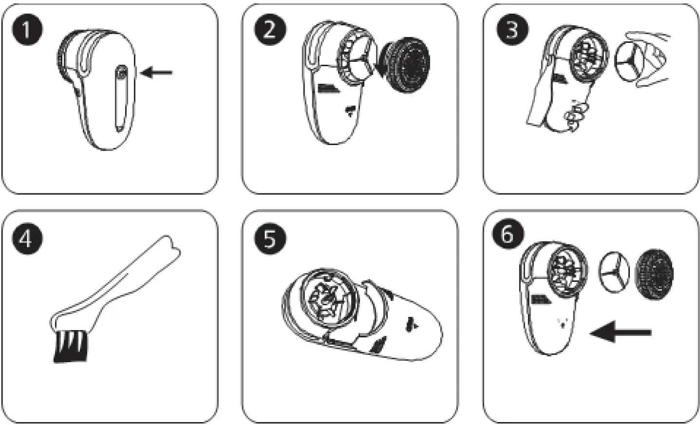 FARBERWARE FSHVW Handheld Fabric Shaver  CLEANING MAINTENANCE