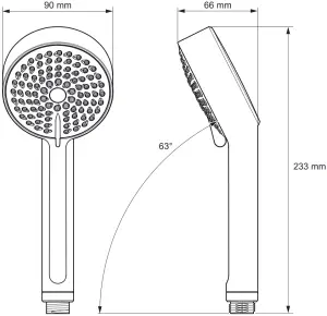 Mira-Adjustable-Showerhead-Dimensions