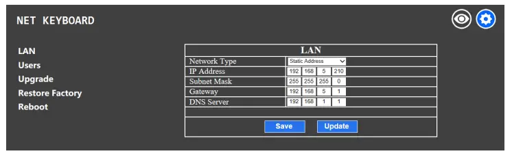 ikan OTT-CONTROLLER Camera Controller- LAN