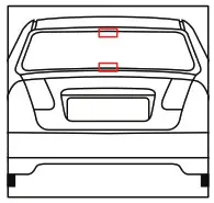 dashmate DSH-922 Full HD Dual Channel - REAR CAMERA INSTALLATION 1