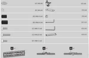 hama 00118098 Trolley TV Cart -- TroJlley TV Ca