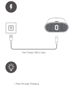 U2o Global DBL1000M Rechargeable Docking Backup Battery for iPod and iPhone - pass charging