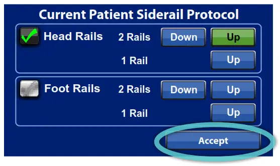 Hillrom CENTRELLA Smart Bed Tips- SIDERAIL PROTOCOL