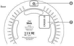 i-box Slick 79271PI Alarm Clock with Wireless Charging- Wireless Charging