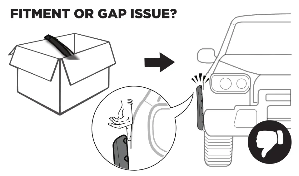 TYGER TG-FF8T4178 Fender Flare - FITMENT