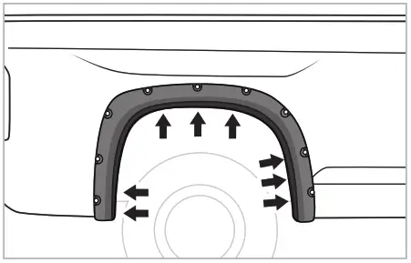 TYGER TG-FF8T4178 Fender Flare - STEP 13