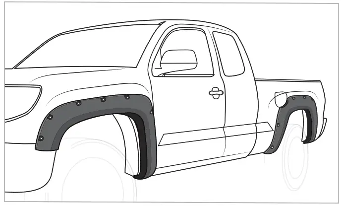 TYGER TG-FF8T4178 Fender Flare - STEP 15