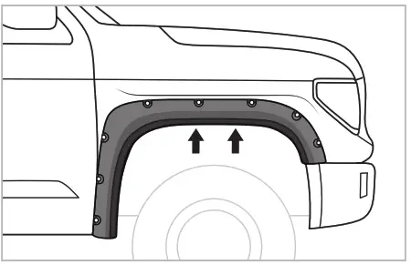 TYGER TG-FF8T4178 Fender Flare - STEP 4