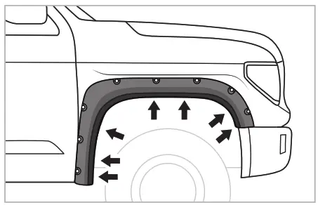 TYGER TG-FF8T4178 Fender Flare - STEP 7