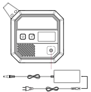 Connect the AC adapter