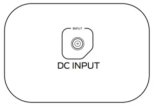 Connect to DC INPUT port