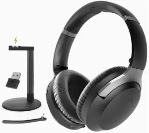 Avantree BTHS-AS90 Aria 90B Wireless Headset with USB Adapter