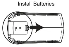Shanghai Merit Technology MT-203 3CH 2.4 GHZ FHSS Radio Control System - Transmitter Battery Installation 2