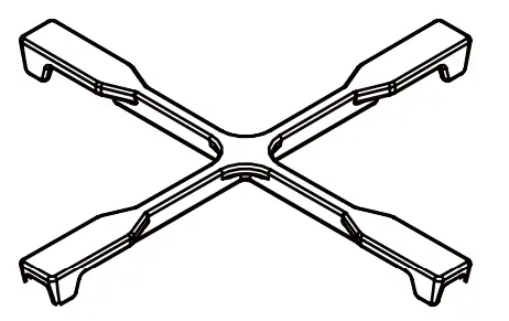 AEG HG60FXA 60CM 4 Burner Stainless Steel Gas Cooktop - diameter