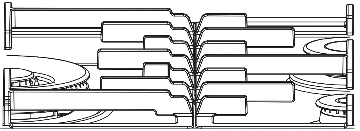AEG HG60FXA 60CM 4 Burner Stainless Steel Gas Cooktop - fig 19