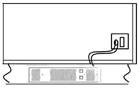 caple PH501E Electric Plinth Heater FIG 1