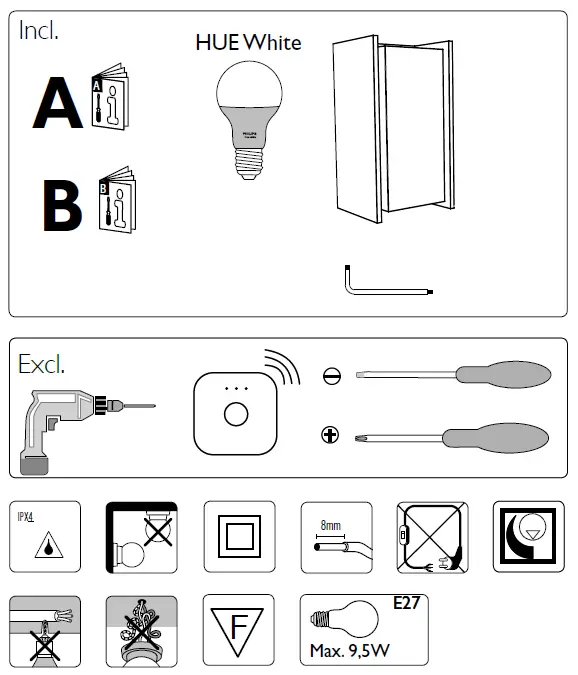 PHILIPS 16472-P0 Hue Turaco outdoor LED light fig1