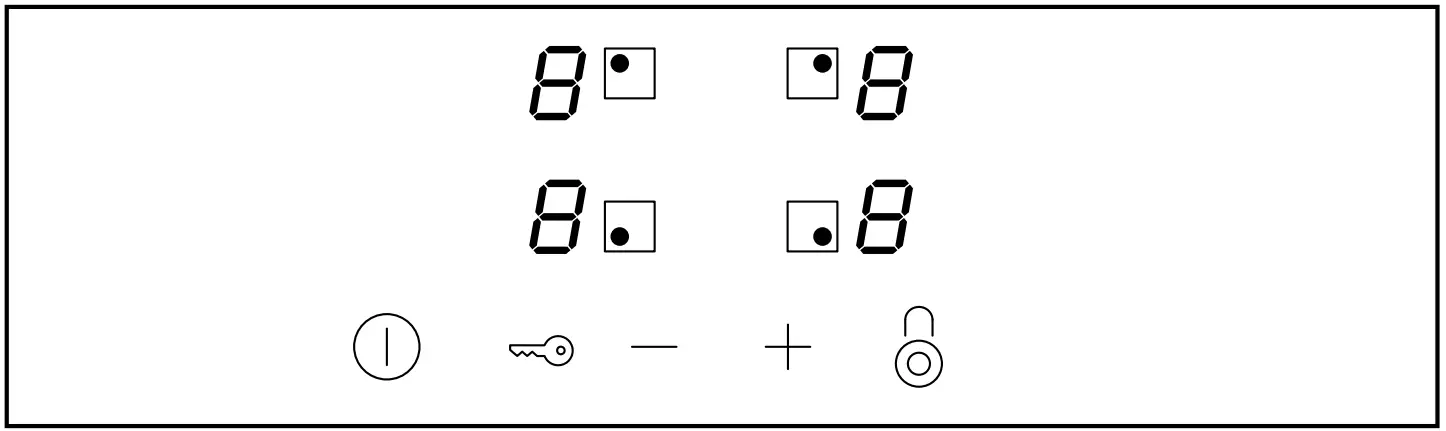SIEMENS ET81RBHA1D Electric Hob User Manual - Control panel