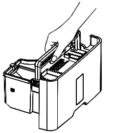 Panasonic F YAU25H 25L 2 In 1 Air Purifying Dehumidifier - Handling of full water tank 2