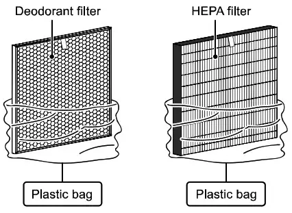 Panasonic F YAU25H 25L 2 In 1 Air Purifying Dehumidifier - Preparation 2