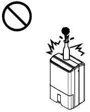 Panasonic F YAU25H 25L 2 In 1 Air Purifying Dehumidifier - Safety precautions 3