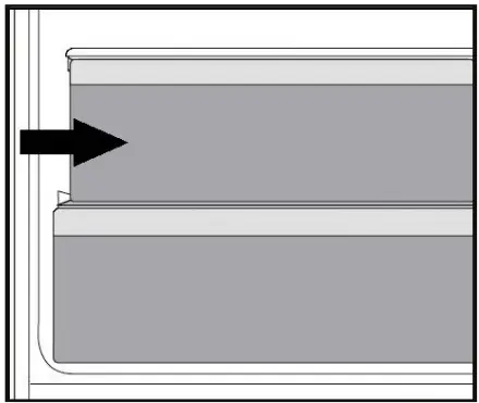 beko BCNA275E4SN Built-In Refrigerator with Freezer Instruction Manual - The dairy (cold storage) bin