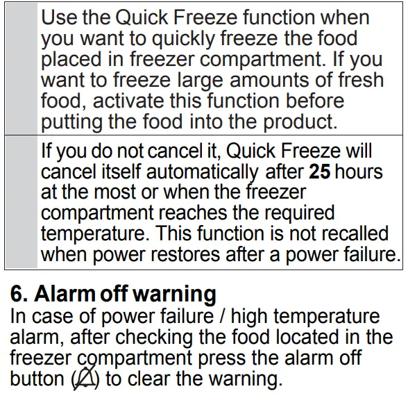 beko BCNA275E4SN Built-In Refrigerator with Freezer Instruction Manual - Using your refrigerator