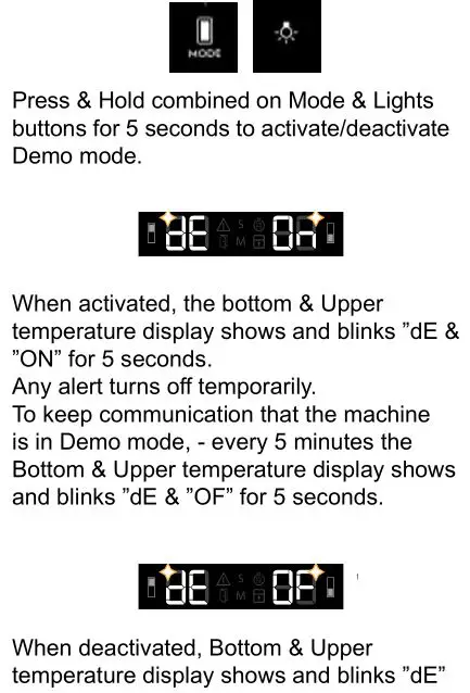 VINTEC Bottle Multi Zone Wine Storage Cabinet - Demo mode 1