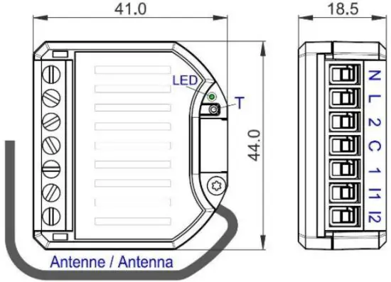 myTEM MTSWI 100 W Radio Switch Dual - Power supply