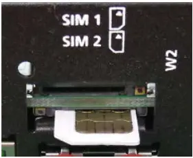 MOXA UC 5100 Series Arm Based Computer - Installing Sim Card 2