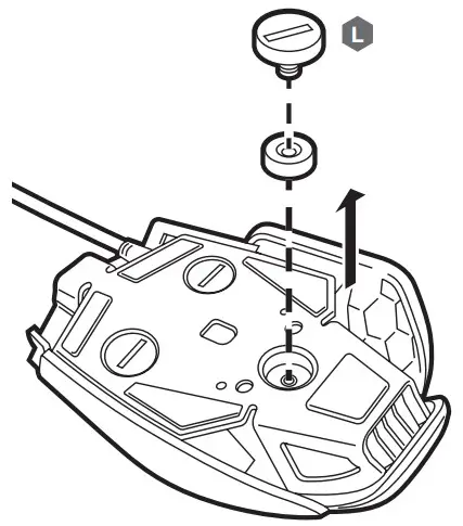 CORSAIR CH 9309011 NA M65 RGB Elite Tunable FPS Gaming Mouse - WEIGHT SYSTEM