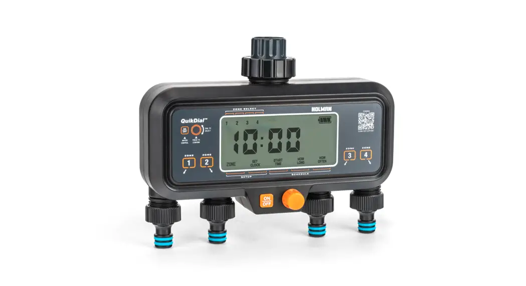 Holman Co6004 Quikdial 4x Outlet Digital Tap Timer User Guide