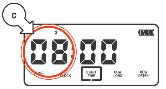 HOLMAN CO6004 QuikDial 4x Outlet Digital Tap Timer - START TIME