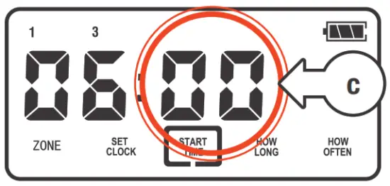HOLMAN CO6004 QuikDial 4x Outlet Digital Tap Timer - START TIME minute