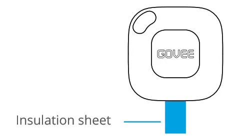 Govee H5074 Smart Thermo Hygrometer - lanyard