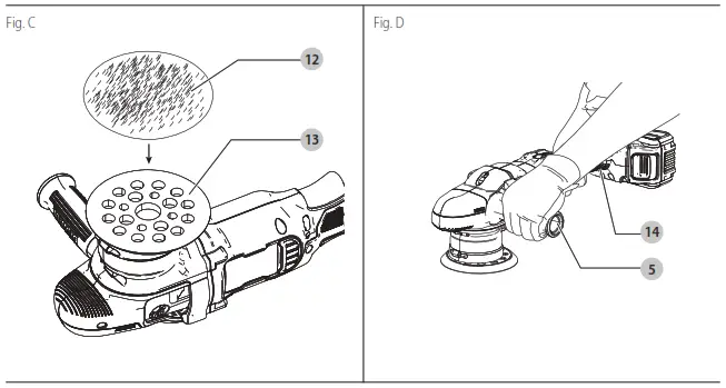 DEWALT DCM848N XJ 125mm 18V Li Ion XR Brushless Cordless Dual Action Polisher - fIG 3